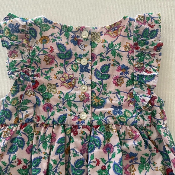 Ralph Lauren 3 9 Months Baby Girl Pink Floral Romper NWT - Picture 6 of 7